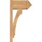 Ekena Millwork Imperial Arts & Crafts Smooth Outlooker, Western Red Cedar, 7 1/2"W x 14"D x 26"H OUT08X14X26IMP03SWR - alternate 4